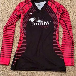 Beach volleyball sport long sleeve